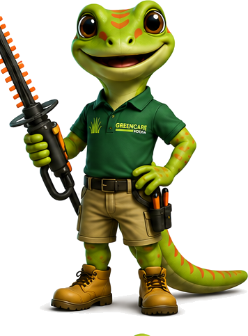 Greeny, the Greencare Noosa gecko
