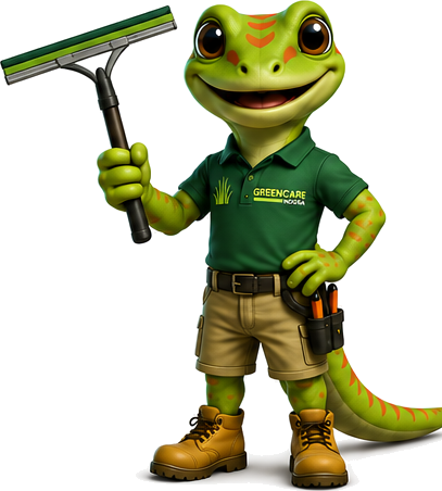 Greeny, the Greencare Noosa gecko